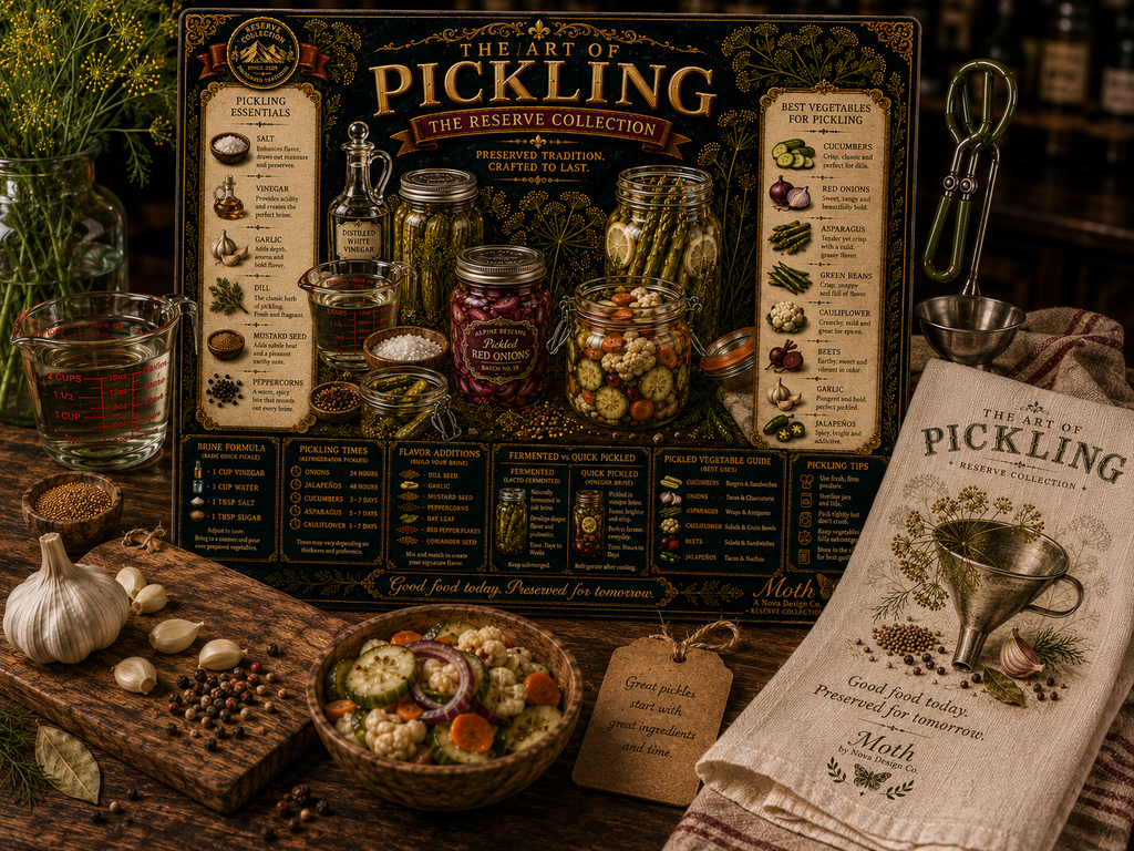 The Art of Preserves | Tempered Glass Cutting Board