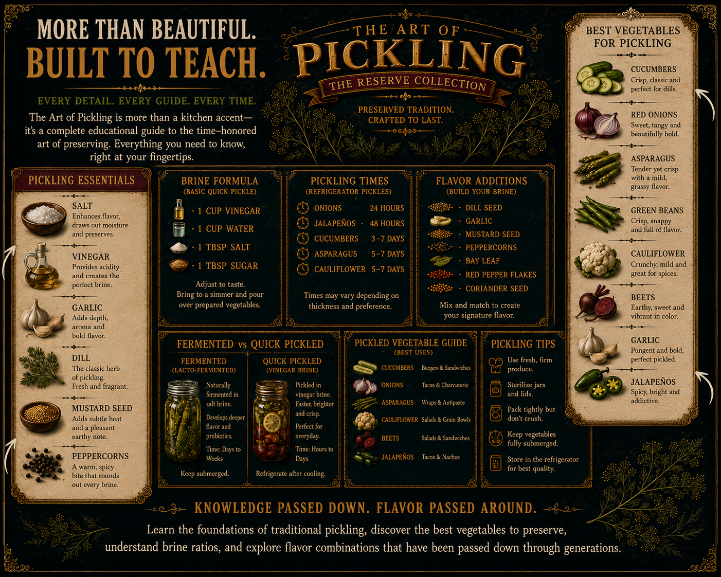 The Art of Preserves | Tempered Glass Cutting Board