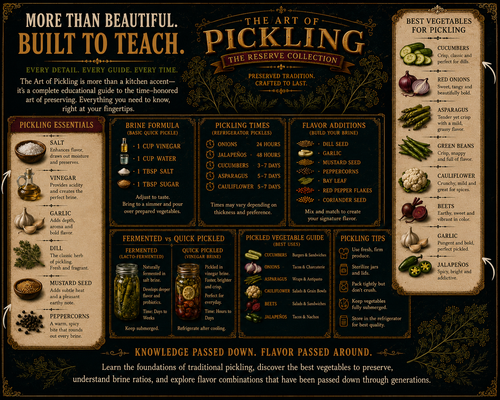The Art of Preserves | Tempered Glass Cutting Board