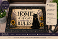 Welcome - The Cat Makes The Rules Doormat & Insert Set