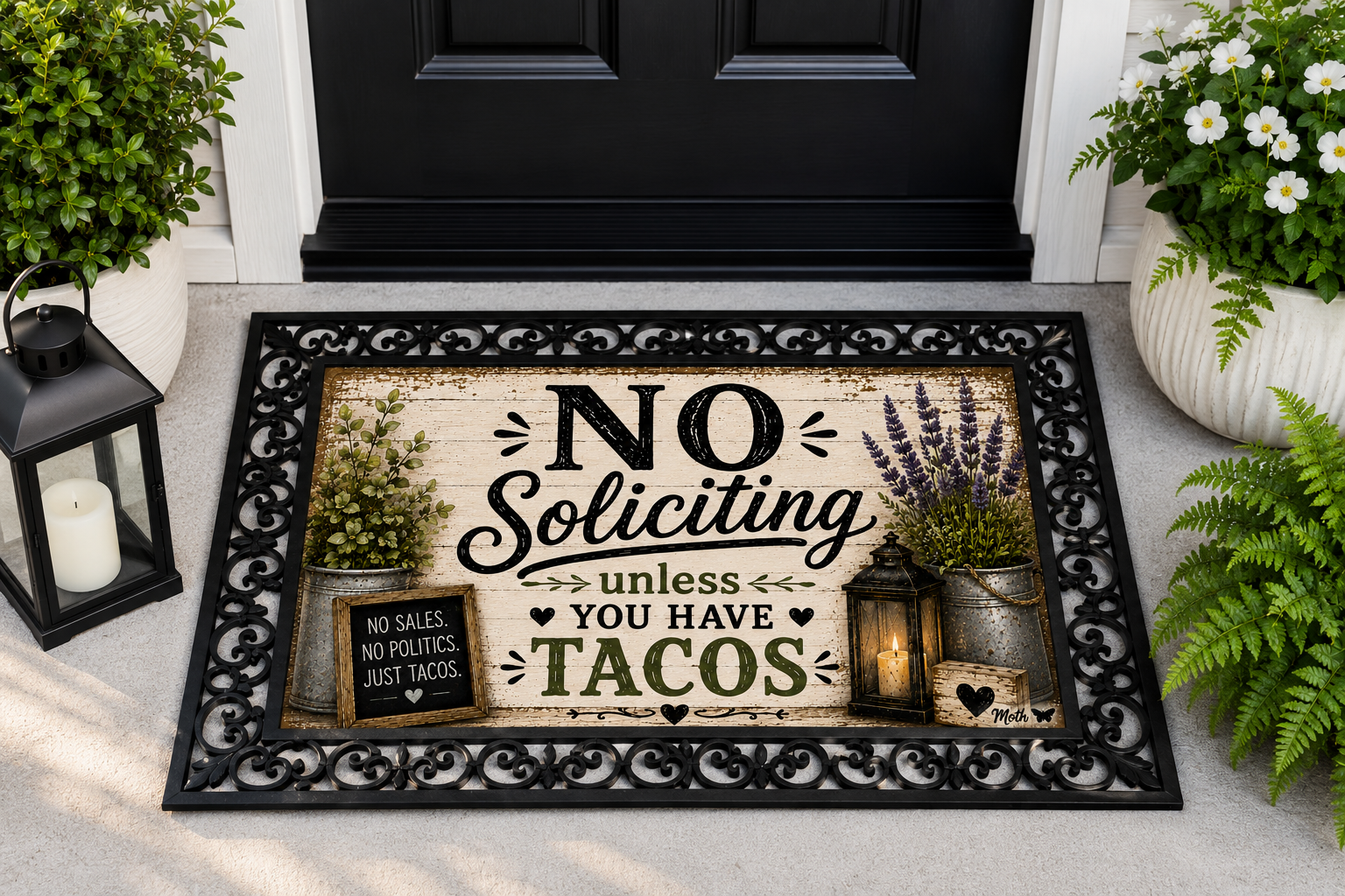 No Soliciting... Unless You Have Tacos